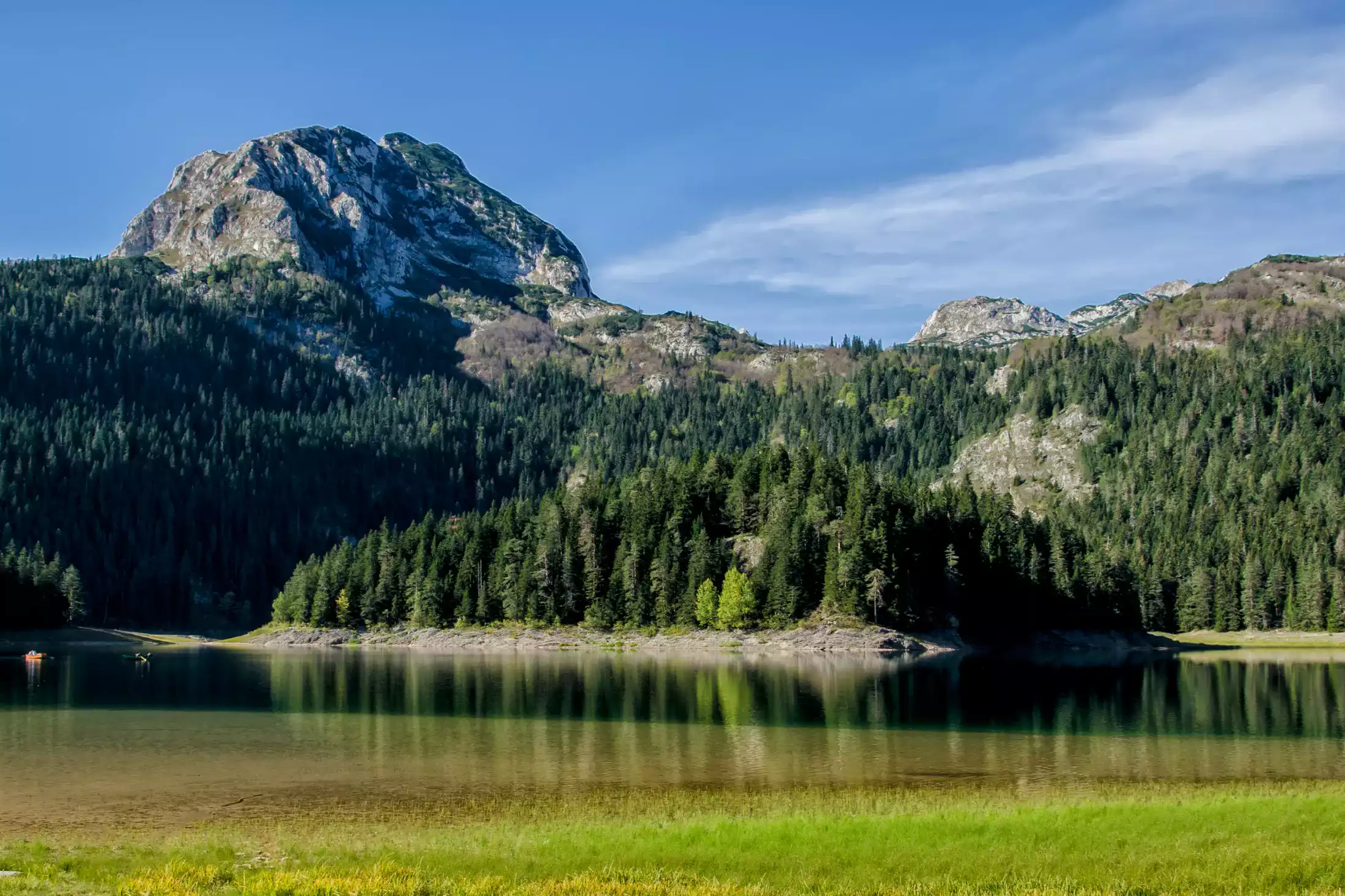 Mountain lake at Durmitor national park in Montenegro.