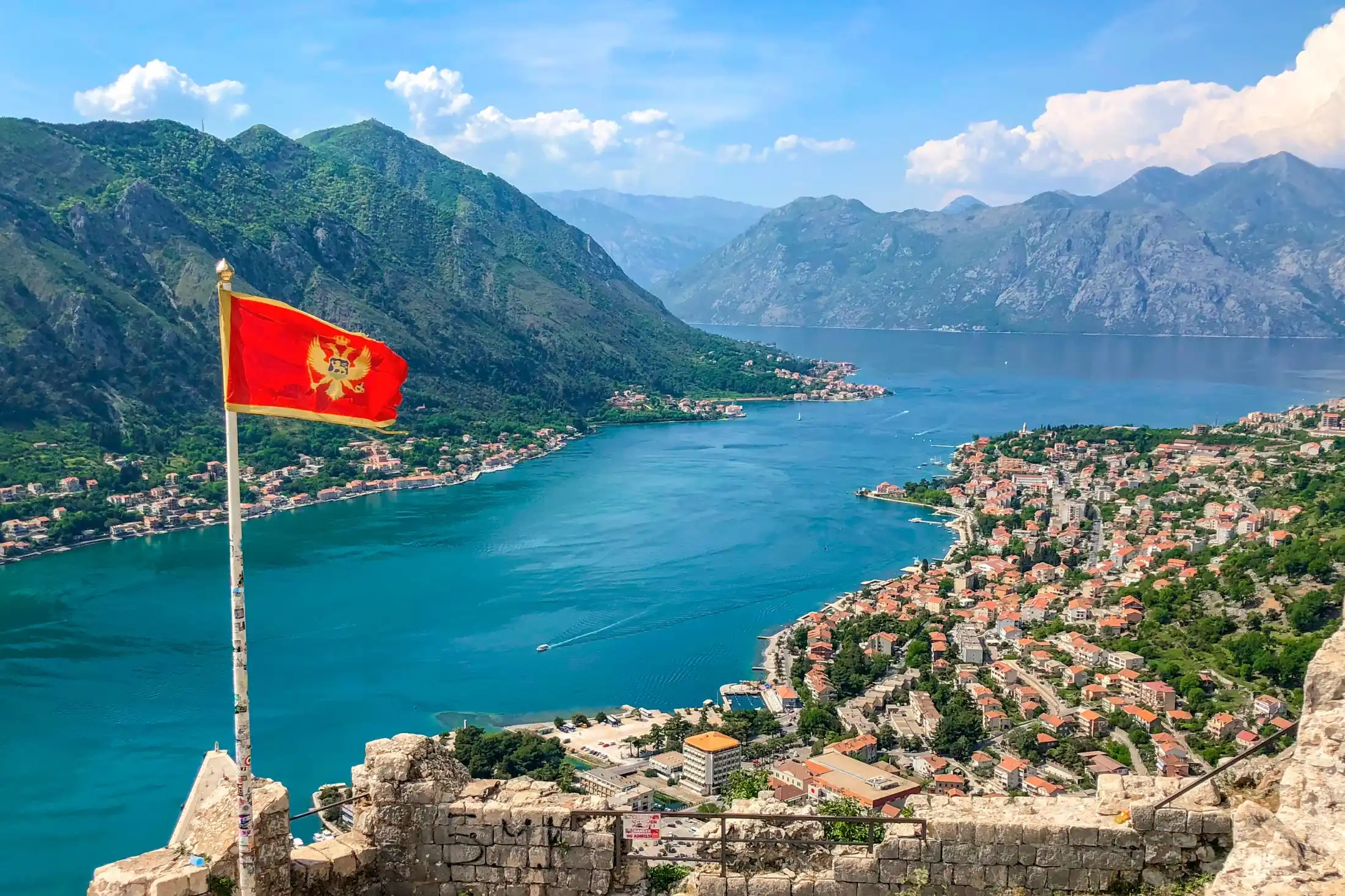 Panoramic View from the San Giovanni’s Fortress in Kotor