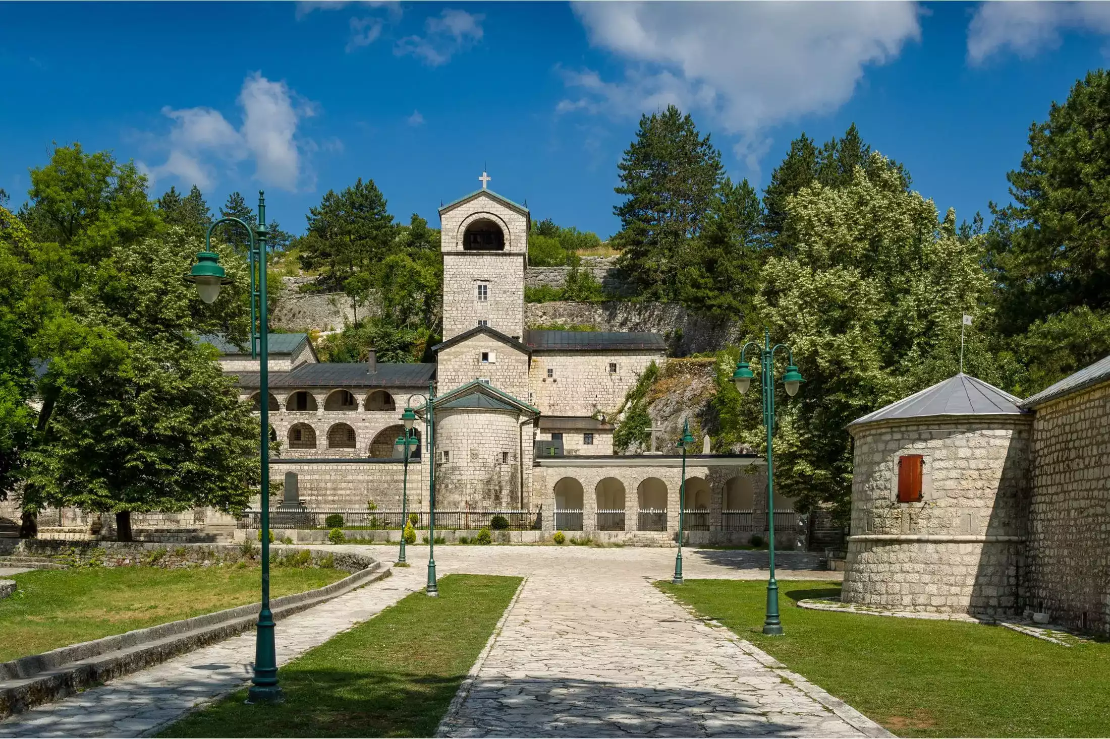 Cetinje Monastery dating back to the 15th century