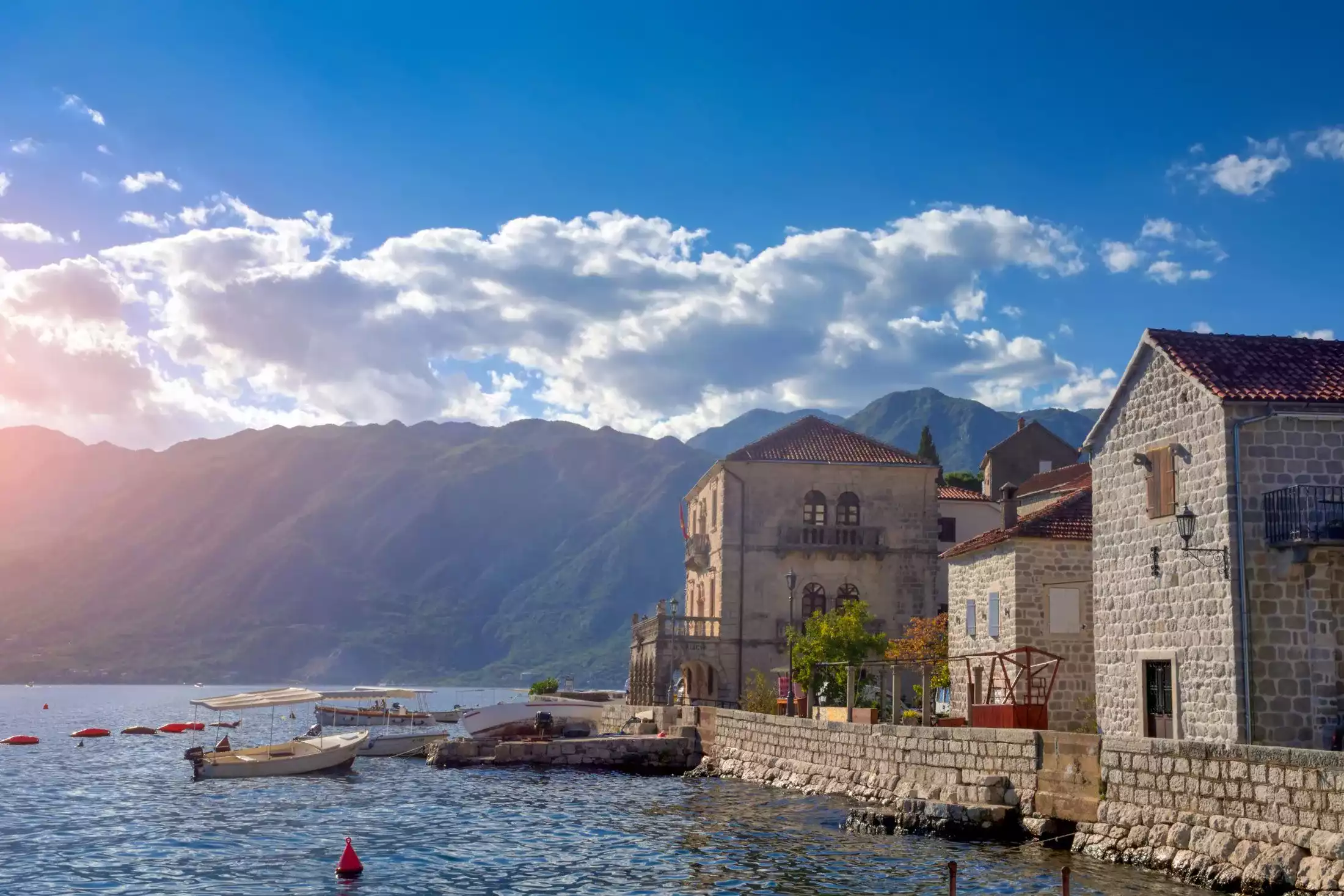 Street of Perast, by the Adratic Sea