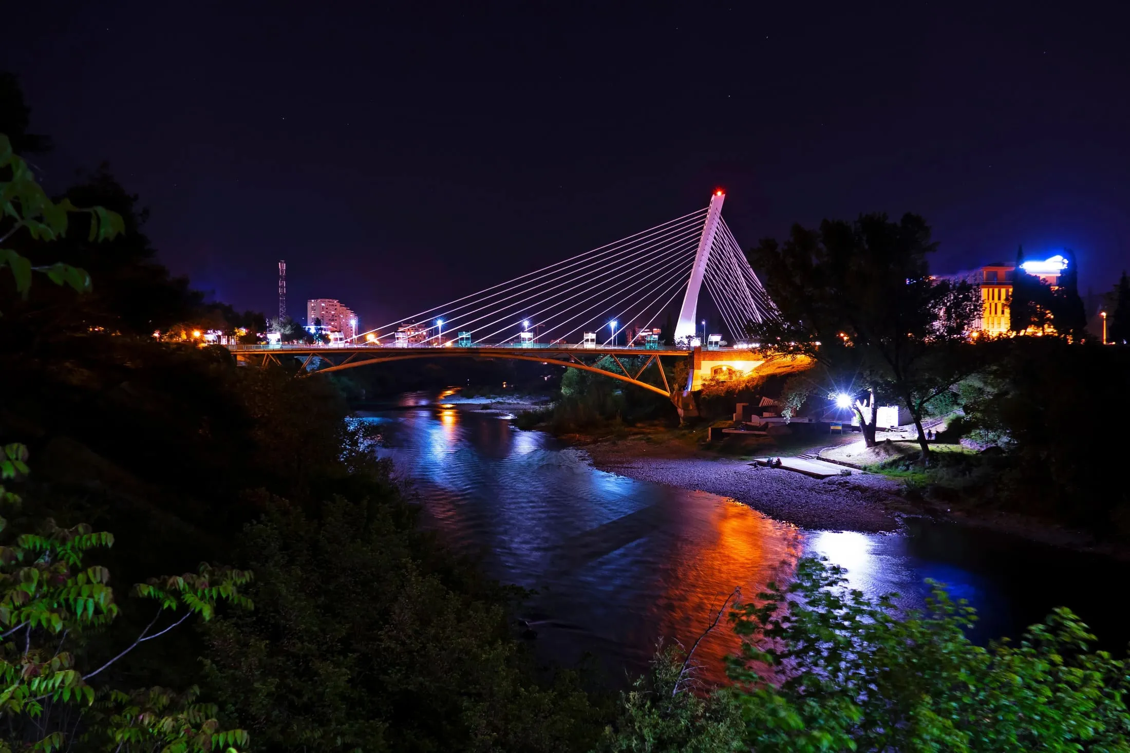 Millennium bridge in Podgorica