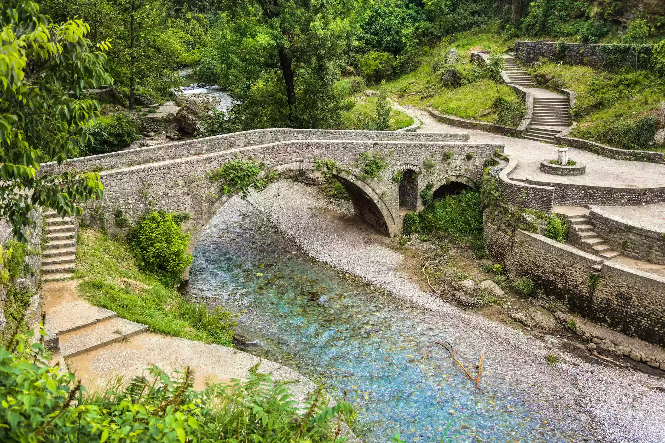 Old Bridge over Ribnica river